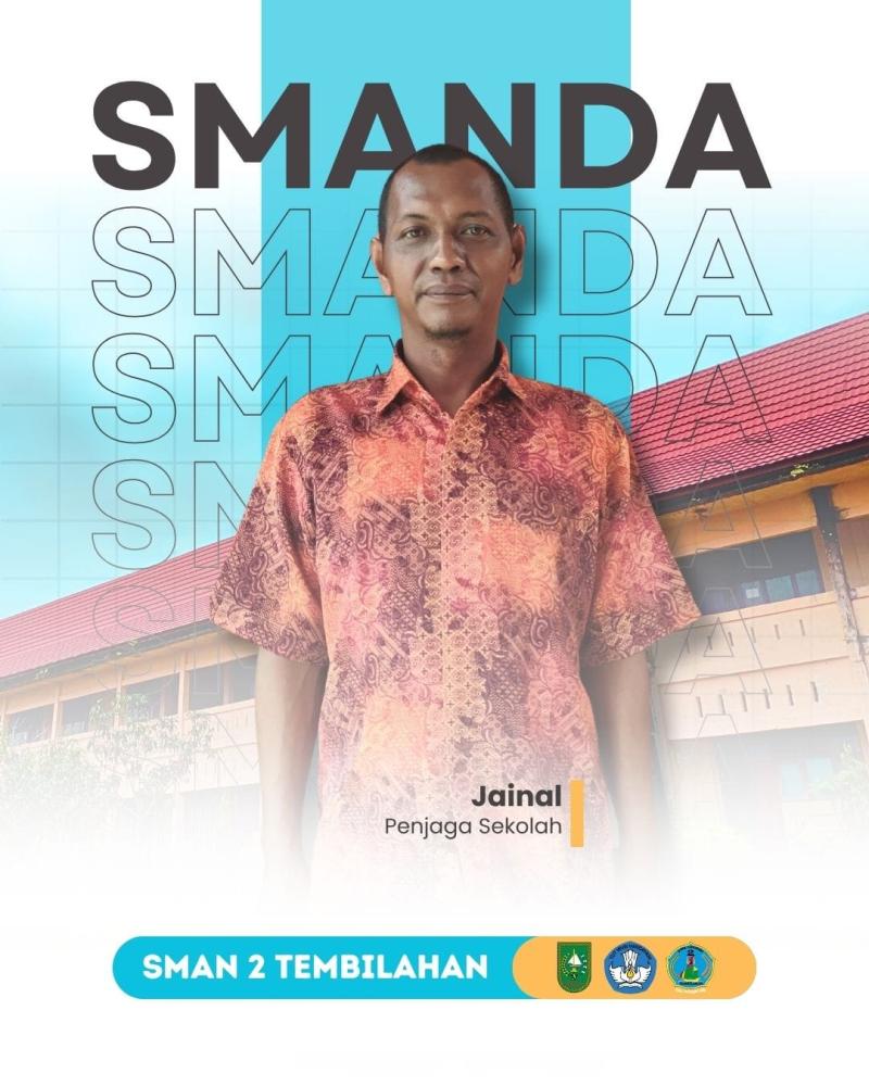Foto Zainal - Penjaga Sekolah SMAN 2 Tembilahan