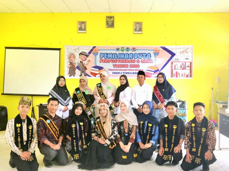 Tingkatkan Literasi Sekolah, SMAN 2 Tembilahan Gelar Pemilihan Duta Perpustakaan & Baca 2026